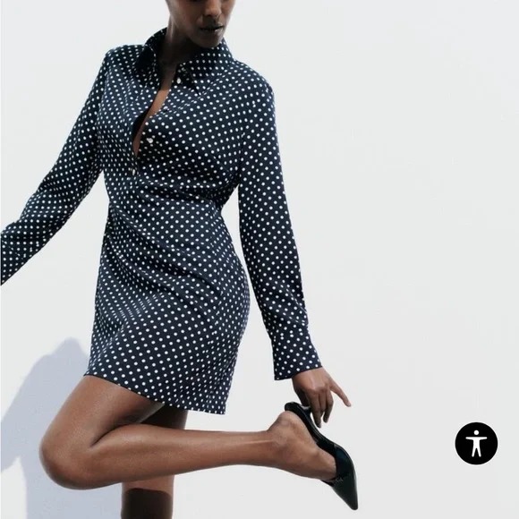 Zara polka dot dress - Picture 2 of 9